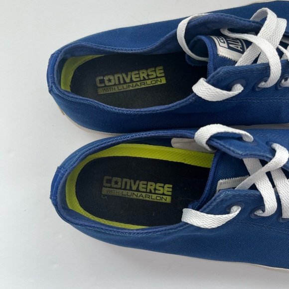 Converse Classic Royal Blue Canvas Sneakers Unisex M12 W14 - Picture 3 of 10